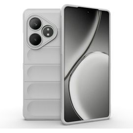 Coque Silicone Liquide Blanc Pour Realme Gt 6t/Gt Neo6/Neo6 Se ¿ Housse Antichoc 360° (Protection Jusqu'à 2m), Doublure Microfibre, Revêtement Anti¿Germes, Antidérapante, Compatible Charge Sans Fil/Nfc