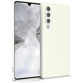 Coque Huawei P30 En Silicone Tpu Ultra-Slim ¿ Antichoc, Antidérapante Et Fine, Protection Renforcée Pour Caméra, Blanc
