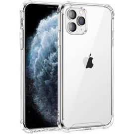 Coque Transparente Ultra-Clair Pour Iphone 11 Pro Max - Bumper Tpu Silicone Anti-Jaunissement, Coins Renforcés Anti-Chocs, Dos Rigide Anti-Rayures, Compatible Charge Sans Fil