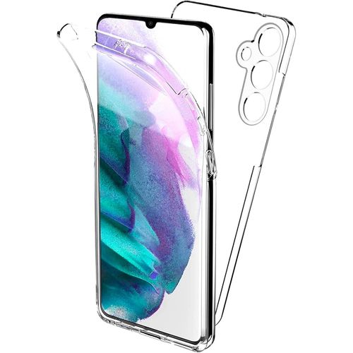 Coque Intégrale 360° Transparente En Silicone Tpu - Double Face Avant/Arrière Antichoc Et Antidérapante, Compatible Samsung Galaxy A54 5g 6,4''