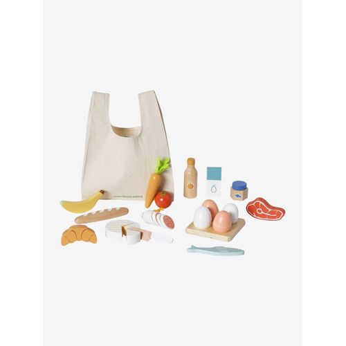 Set d'aliments + sac de courses en bois FSC® bois