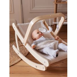 Transat pour poupon en bois FSC® et sherpa bois