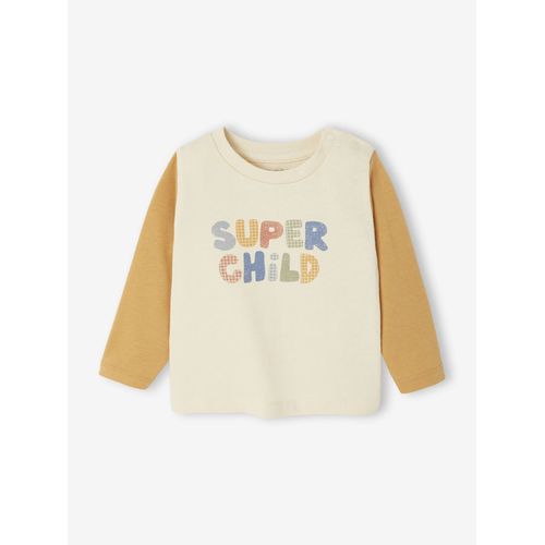 T-Shirt Bébé Manches Longues Ocre