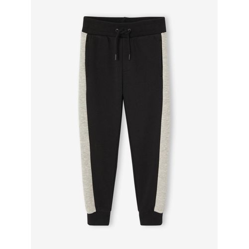 Jogging Garçon Bande Contrastée Noir