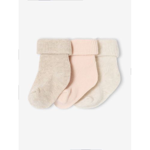 Lot De 3 Paires De Chaussettes Bébé Unies Assorties