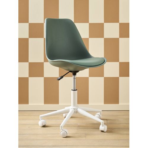 Chaise De Bureau Enfant À Roulettes Vert