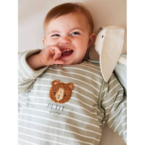 Gigoteuse Manches Longues Copain Des Bois Rayé Vert