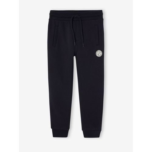 Pantalon Jogging Garçon En Molleton Noir