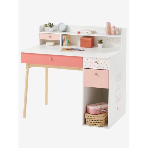 Bureau Enfant Léa Blanc - Bois
