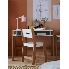 Chaise Enfant, Assise H 45 Cm Architekt Blanc/Bois