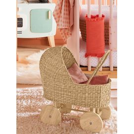 Landau poupon en herbier blanc