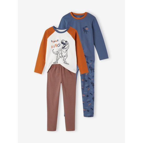 Lot De 2 Pyjamas Garçon Dinosaure Indigo