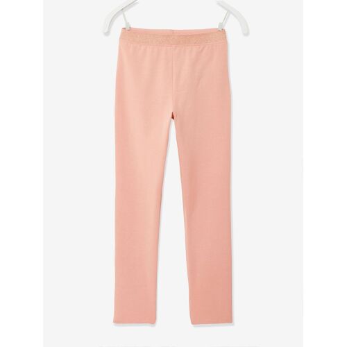 Legging Basics Fille Ceinture Irisée Rose Foncé