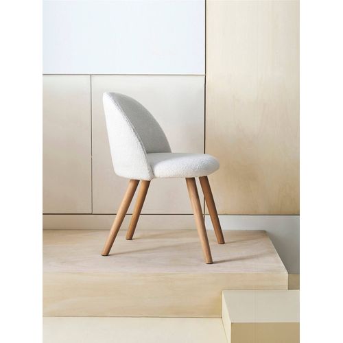 Chaise Fausse Fourrure Enfant Ivoire