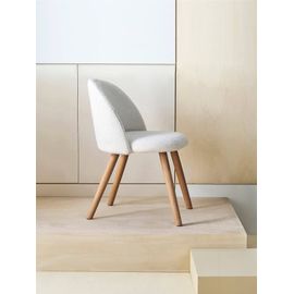Chaise Fausse Fourrure Enfant Ivoire