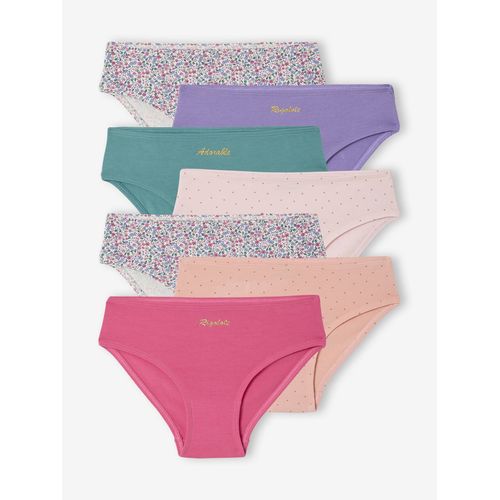 Lot De 7 Culottes Assorties Fille Fuchsia
