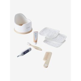 Set accessoires hygiène poupon en bois FSC® blanc
