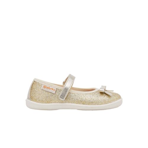 Ballerines En Cuir Pailleté Claries 2 Platine