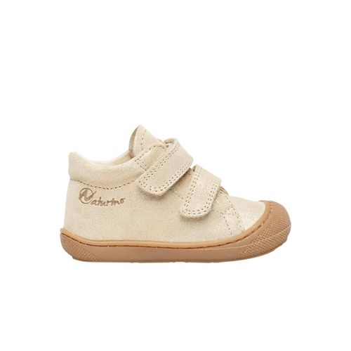 Chaussures Premiers Pas En Suède Pailleté Cocoon Vl Platine