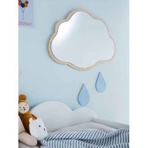 Miroir Nuage bois