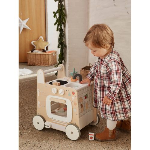 Ma Première Cuisine Chariot De Marche En Bois Fsc® Blanc