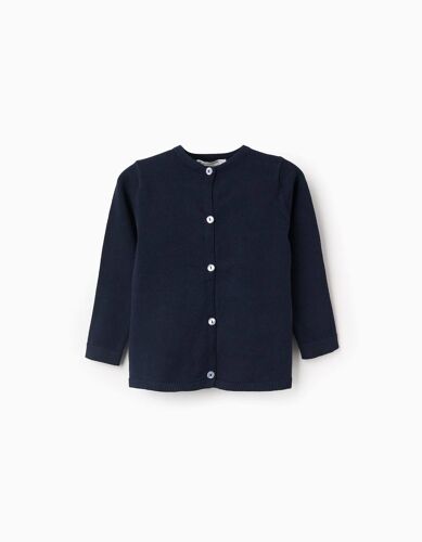 Gilet En Maille Bleu Foncé