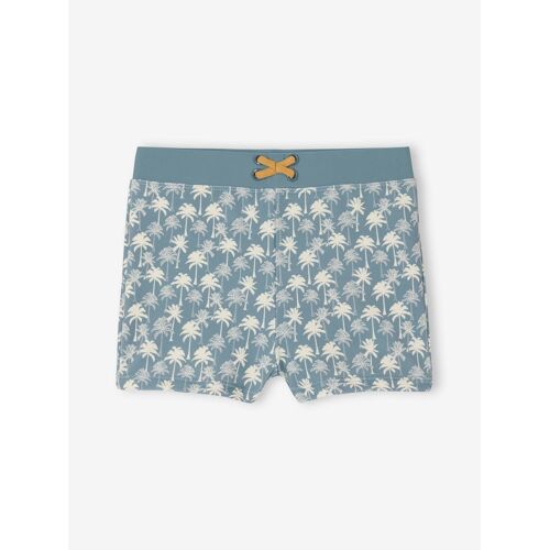 Shorty De Bain Garçon Lichen Imprimé