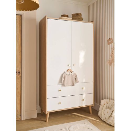 Armoire 2 Portes Moonlight Blanc