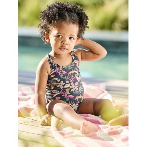 Maillot De Bain 1 Pièce Imprimé Capsule Famille Bébé Fille Encre