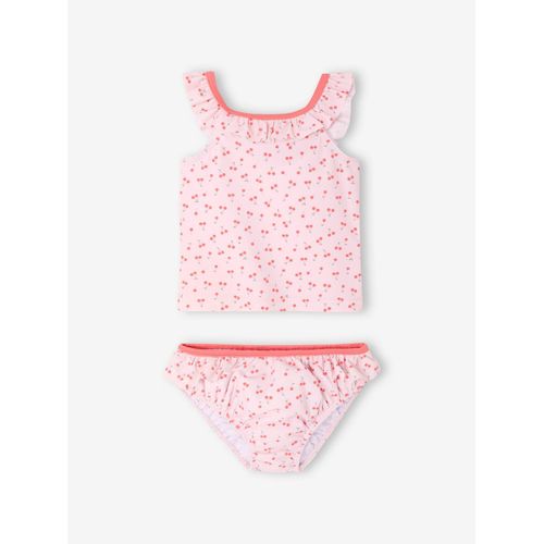 Maillot De Bain 2 Pièces Bébé Fille Avec Couche Intégrée Rose Pâle