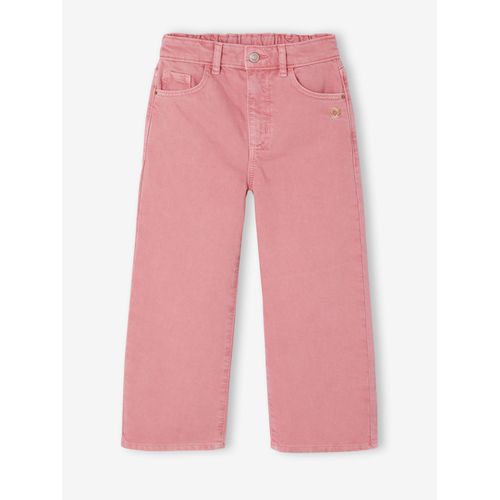 Pantalon Large Couleur Fille Rose
