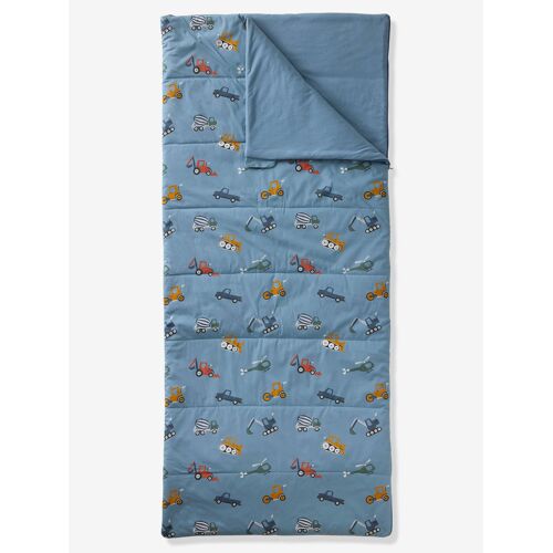 Sac De Couchage Avec Coton Recyclé Bleu Imprimé