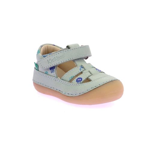Chaussures Salomés Bébé Kick Sushyk Lt Vert Celadon Imprime Ocea