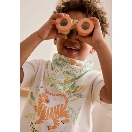 Foulard Enfant En Gaze De Coton Kanha Ecru