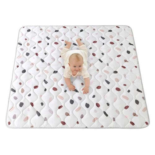 Tapis Bebe Carré Matelassé Confetti Multicolore