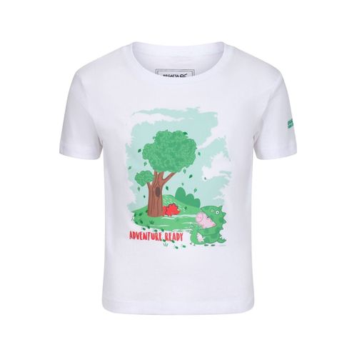 T-Shirt Coton Peppa Pig Blanc