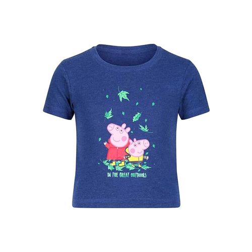 T-Shirt Coton Peppa Pig Bleu Roi