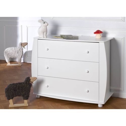 Commode À Langer Bébé Médéa Blanc