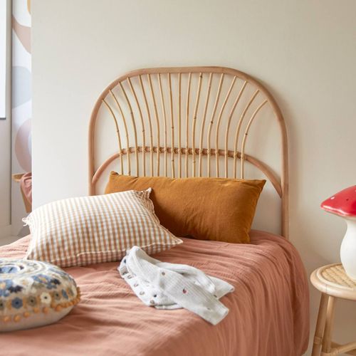 Tête De Lit Enfant En Tiges De Rotin 90 Colette Naturel