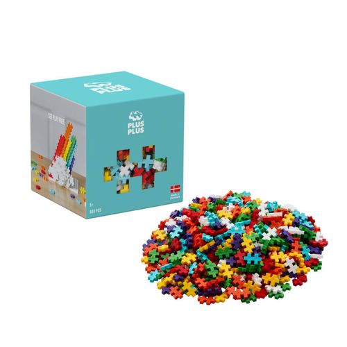 Recharge 600 Pcs Plus Plus Arc-en-ciel