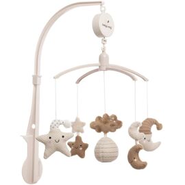 Mobile Musical Animaux Beige, Marron, Noir