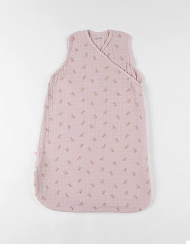 Gigoteuse Libellules En Mousseline Ouatinée Rose