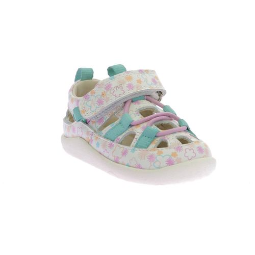 Chaussures Sandales Bébé Kick Frony Blanc Imprime Festi Ete