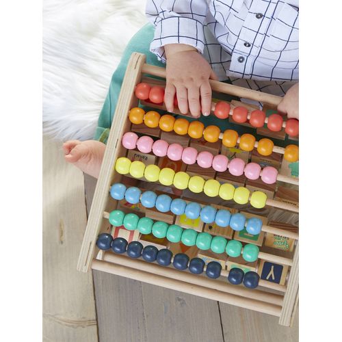 Boulier d'apprentissage en bois FSC® multicolore