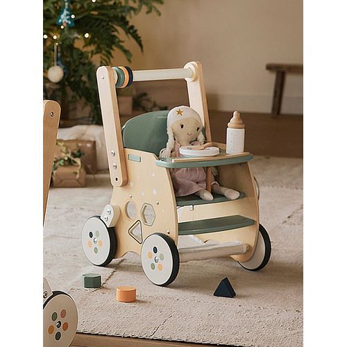 Chariot De Marche Poussette En Bois Fsc® Vert