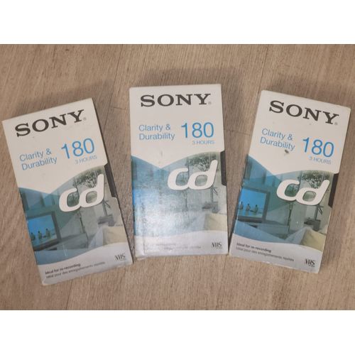 Cassette VHS pour enregistrement