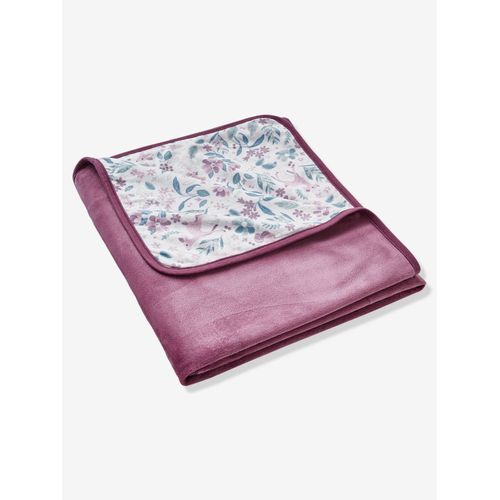 Plaid En Velours Victoria Prune