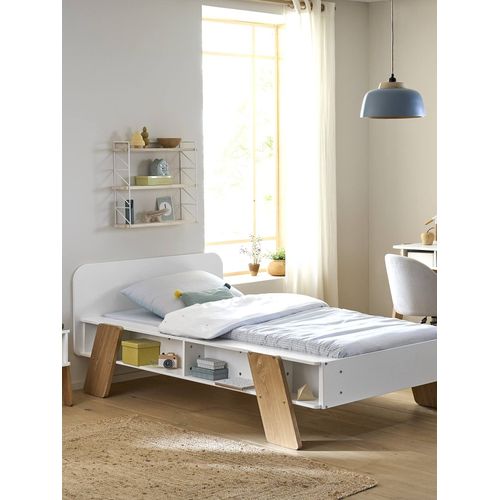 Lit Enfant Avec Rangements Ligne Architekt Blanc/Bois