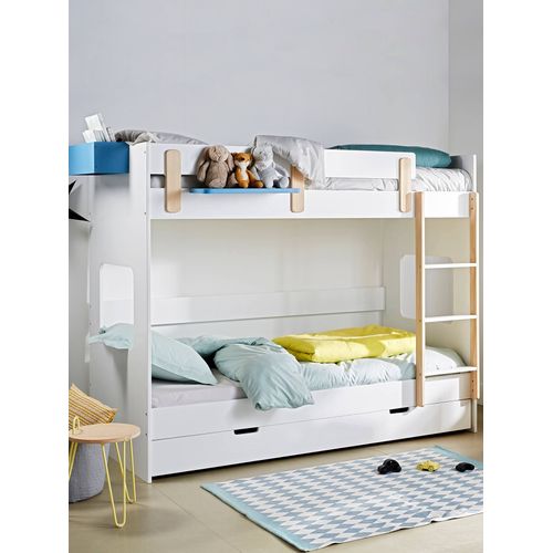 Tiroir De Lit Enfant À Roulettes Come Blanc