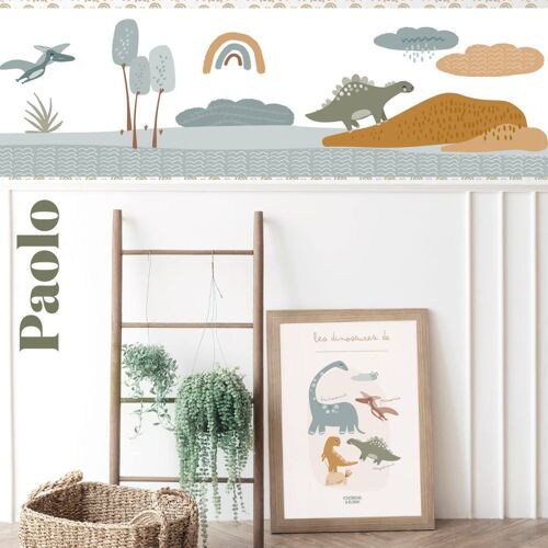 Frise Papier Peint Paolo Multicolore